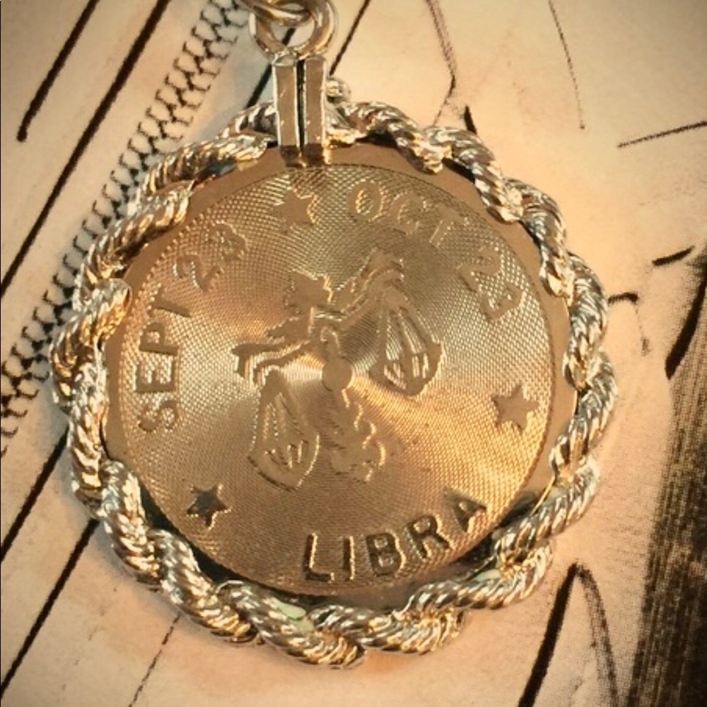 Vintage “LIBRA” silver charm